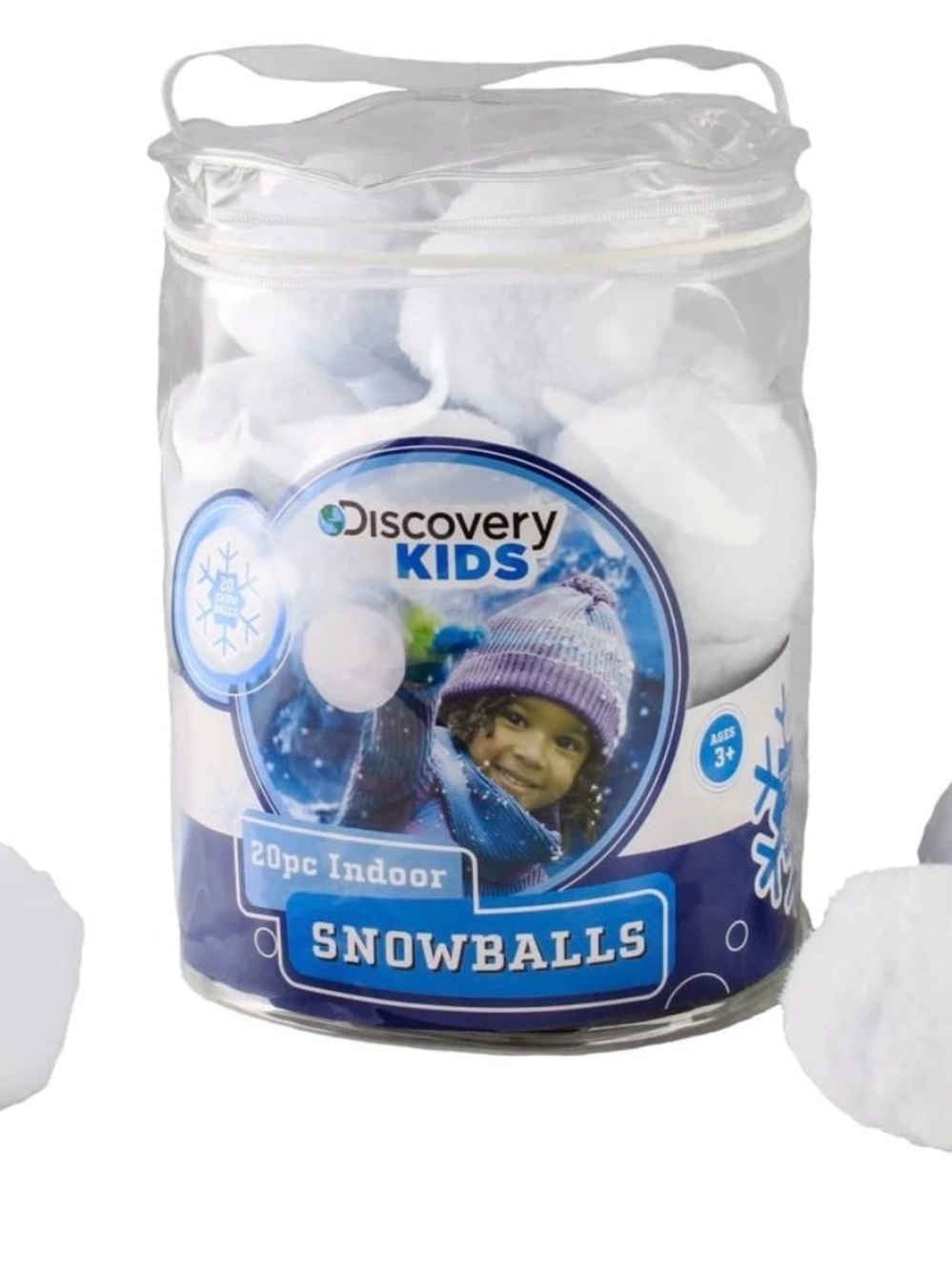 Discovery Kids White Indoor Snowballs - 20 Pack
